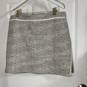 White House Black Market wool blend mini skirt